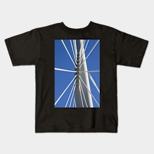Abstract Bridge Lines #2, Winnipeg, Manitoba, Canada Kids T-Shirt